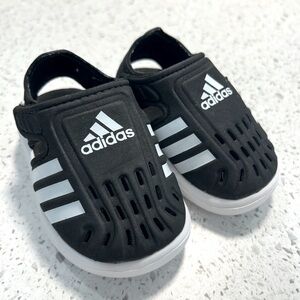Adidas baby Black and White Shoes